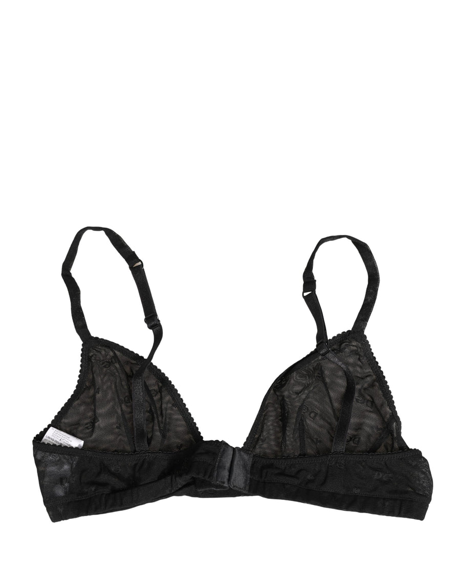 Dolce & Gabbana 92% Nylon brassiere in black