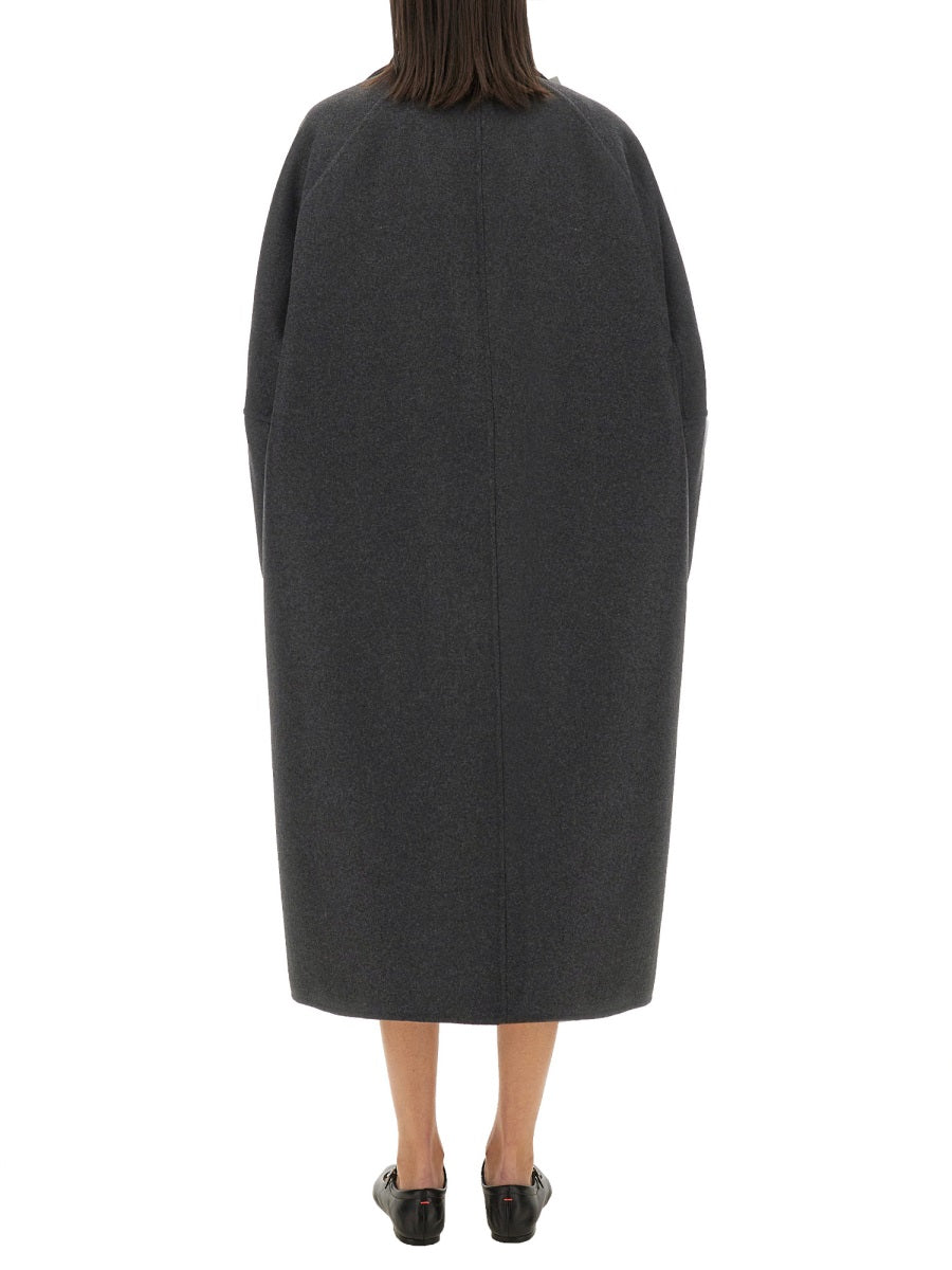 Coat Asburg 12 Grey Wool-Cashmere Virgin Wool (ovis Aries) Trench & Raincoats
