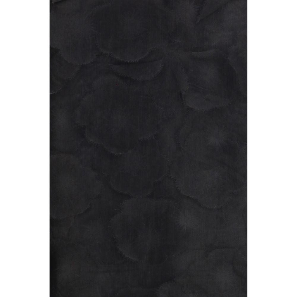 Max Mara 100% Silk skirt in black — view 3