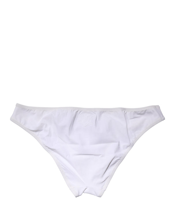 Dolce & Gabbana 75% Nylon brief in white
