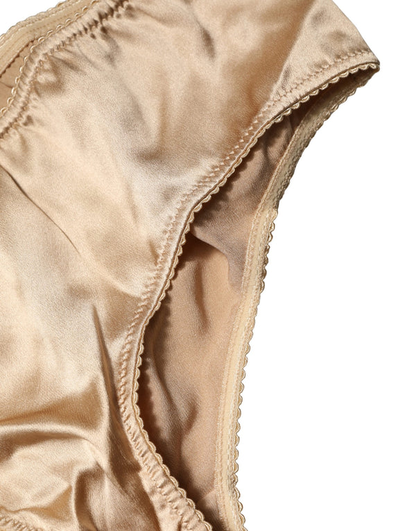 Dolce & Gabbana 94% Silk brief in beige