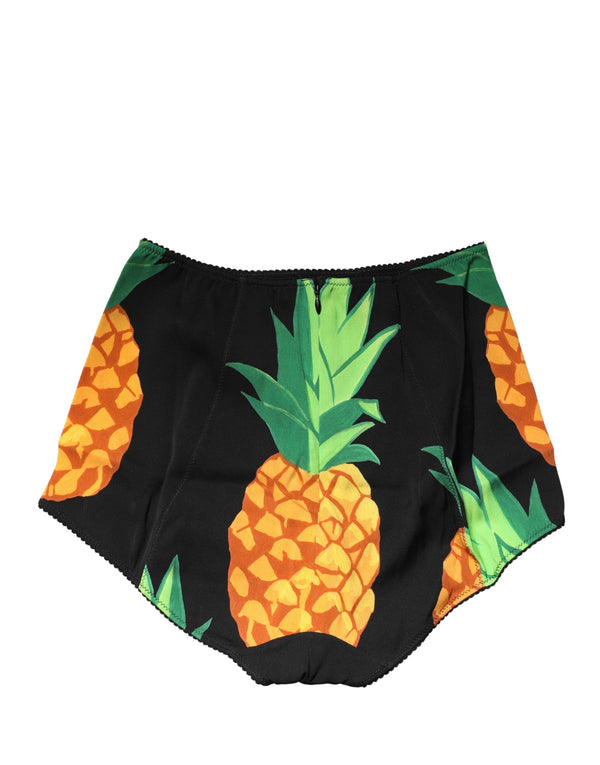Dolce & Gabbana 94% Silk 6% Elastane bodysuit in black