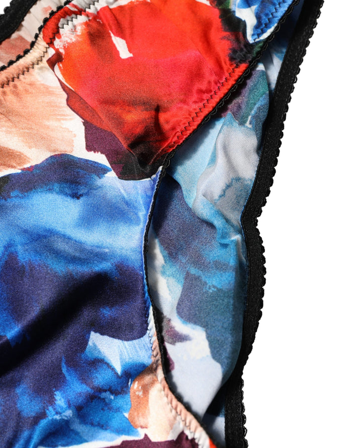 Dolce & Gabbana 94% Silk 6% Elastane brief in multicolor