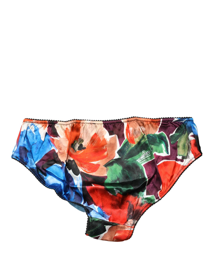 Dolce & Gabbana 94% Silk 6% Elastane brief in multicolor — view 2
