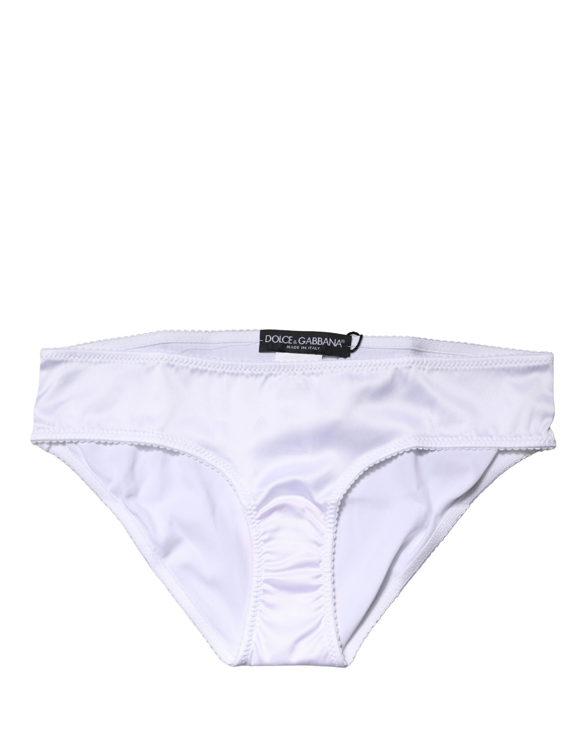 Dolce & Gabbana 94% Silk brief in white — view 3