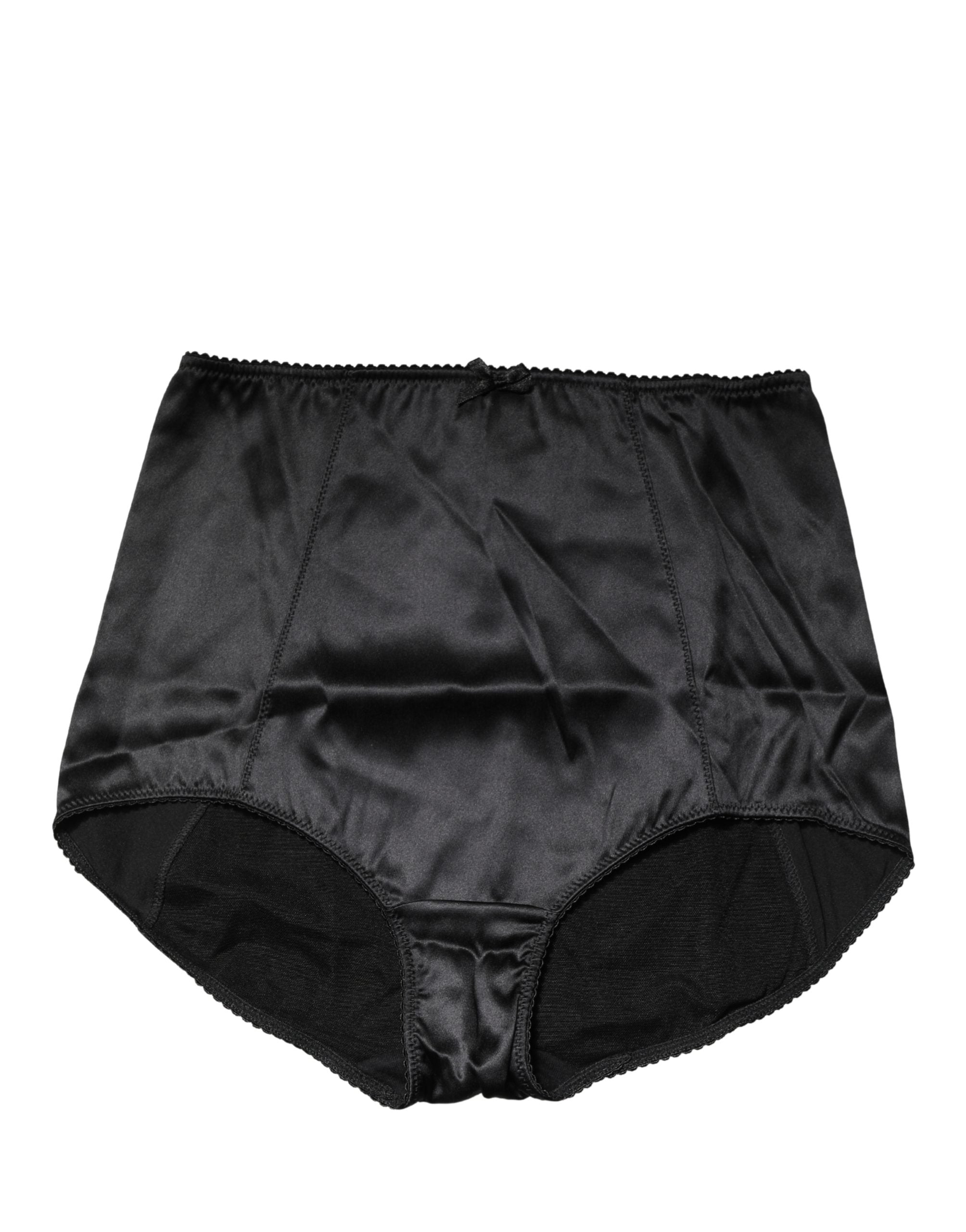 Dolce & Gabbana 94% Silk 6% Elastane; Lining: 90% Nylon 10% Elastane girdle in black — view 3