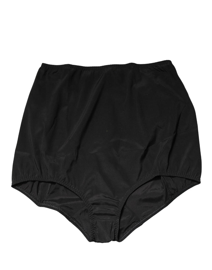 Dolce & Gabbana 94% Silk 6% Elastane girdle panty in black