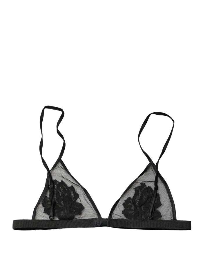 Dolce & Gabbana 7% Elastane soft cup bra in black — view 2