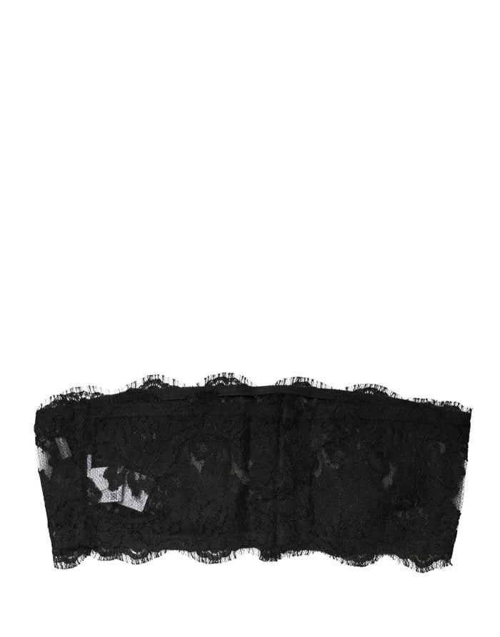 Dolce & Gabbana 10% Rayon 5% Nylon 45% Viscose 40% Cotton tank top in black — view 2