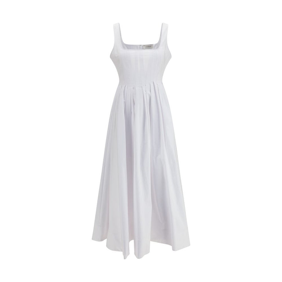 Max Mara 100% Cotton dress in white