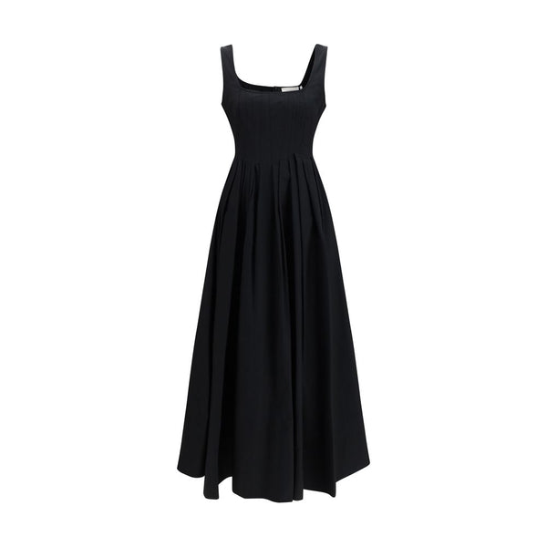 Max Mara 100% Cotton dress in black