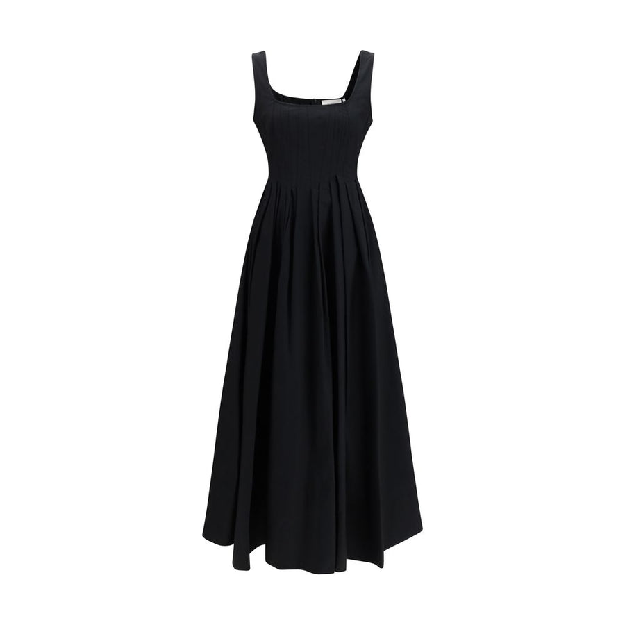 Max Mara 100% Cotton dress in black