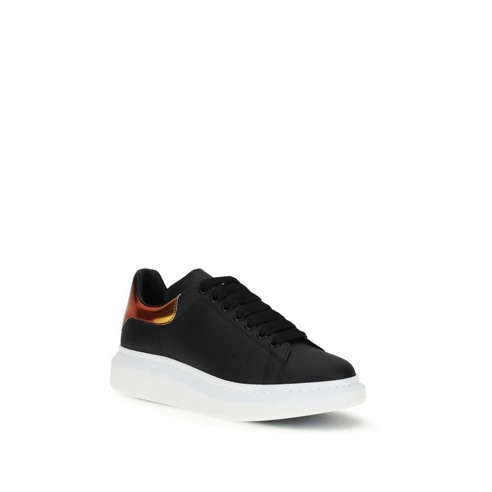 Alexander McQueen Upper: 100% Calf Leather Bos Taurus; Sole: 100% Rubber sneaker in black — view 2