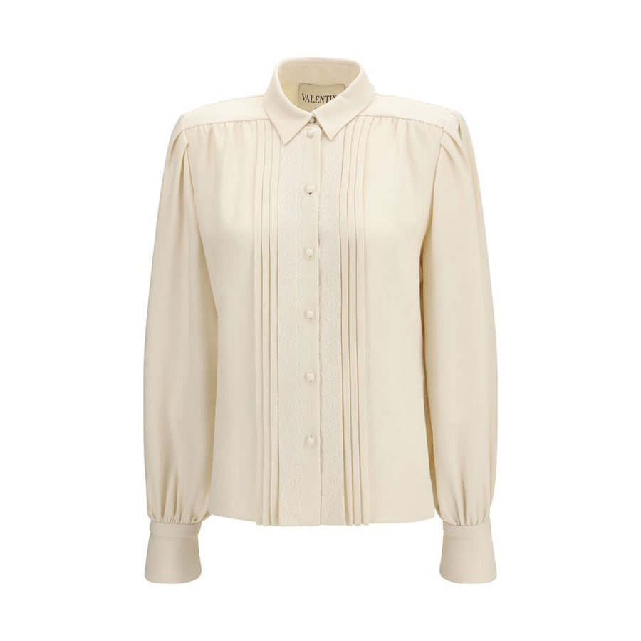 Valentino 100% Silk blouse in beige