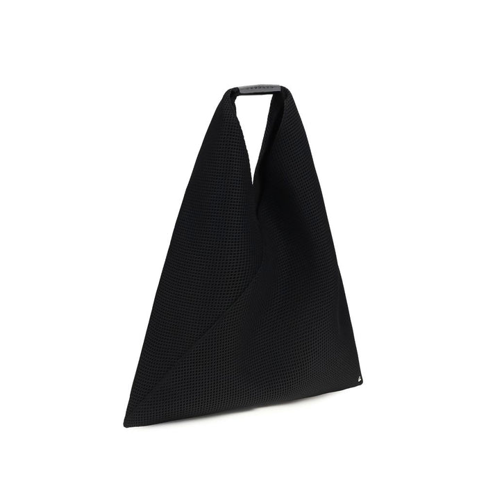 Black Polyester Shoulder Bag
