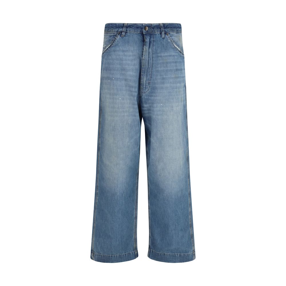 Maison Margiela 100% Cotton jeans in blue