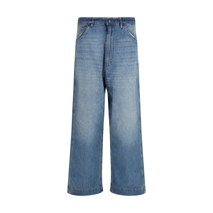 Maison Margiela 100% Cotton jeans in blue