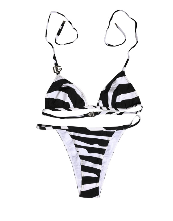 Dolce & Gabbana 25% Elastane bikini in black