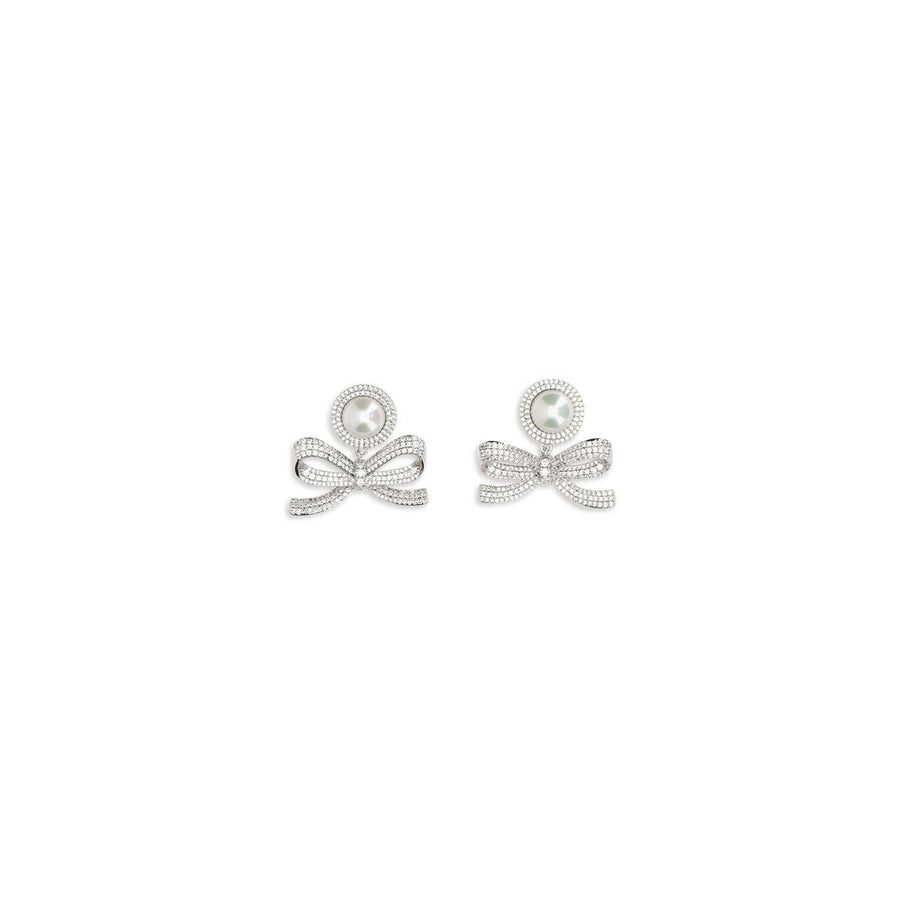 Self-Portrait 100% Brass earrings in silver