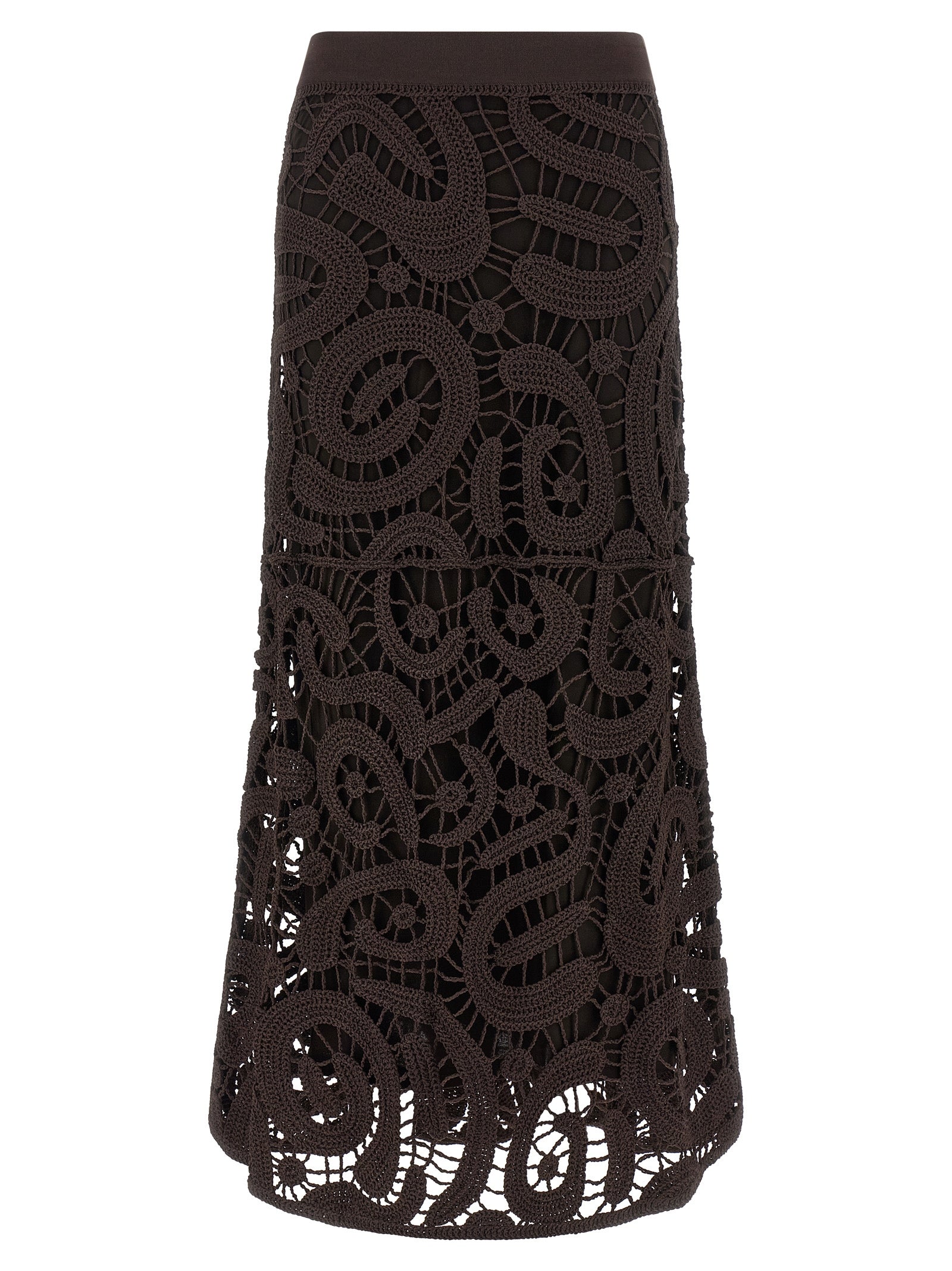 Maestrale skirt Brown Viscose