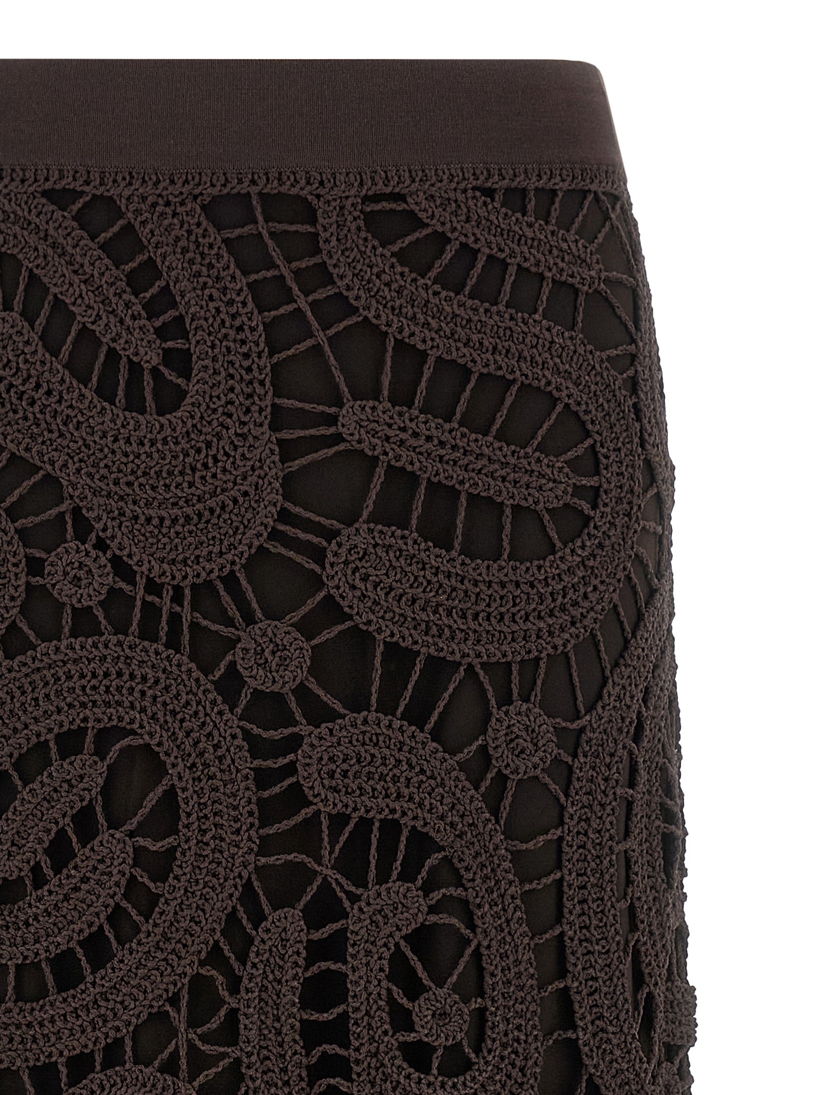 Maestrale skirt Brown Viscose