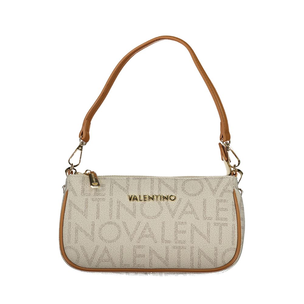 Beige Polyethylene Handbag Bag