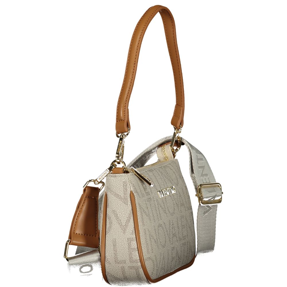 Beige Polyethylene Handbag Bag