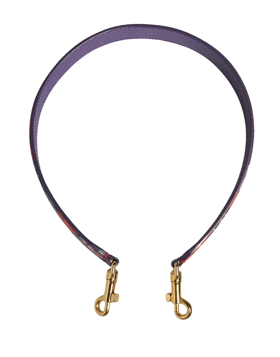 Dolce & Gabbana 100% Calf Leather shoulder strap in multicolor
