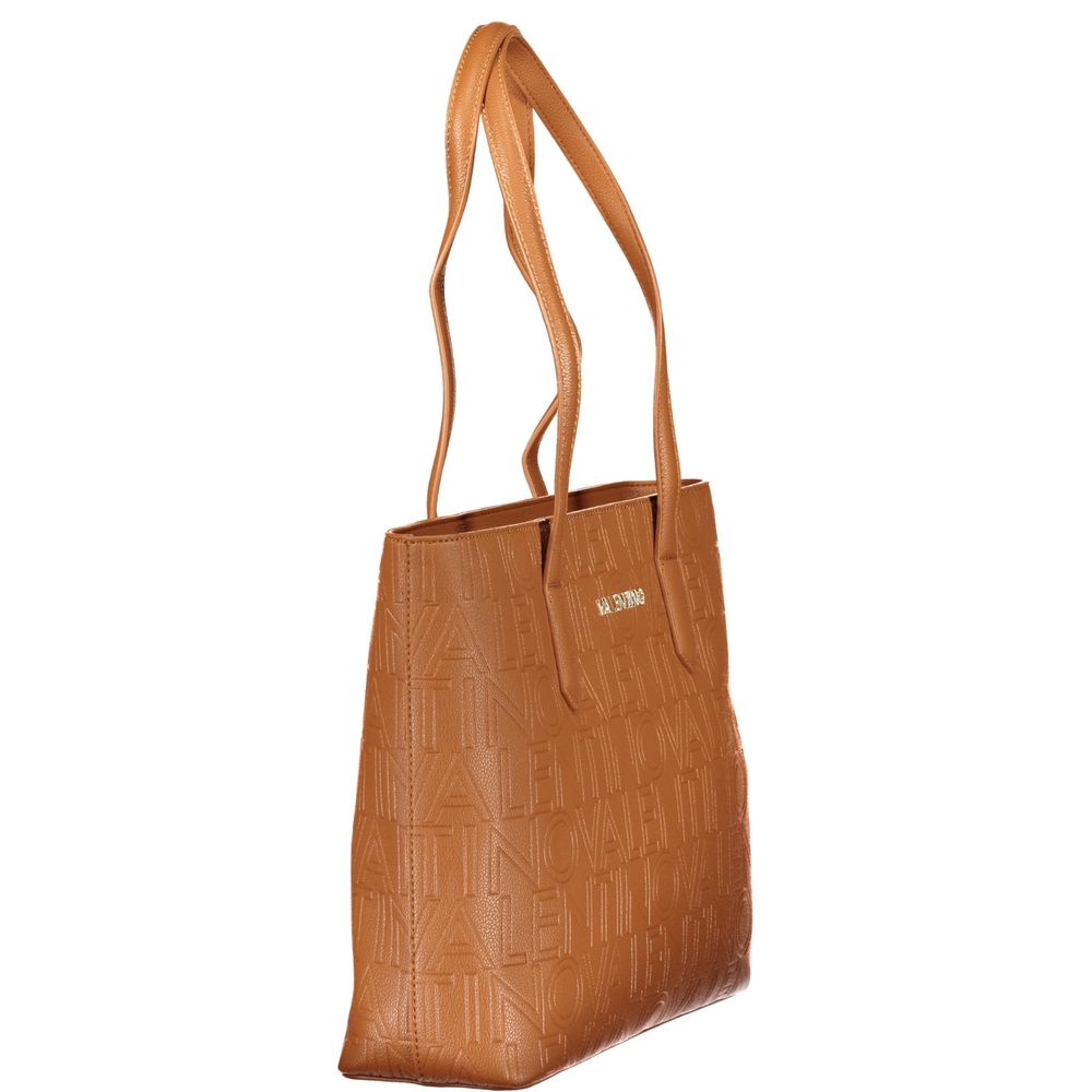 Brown Polyethylene Handbag Bag