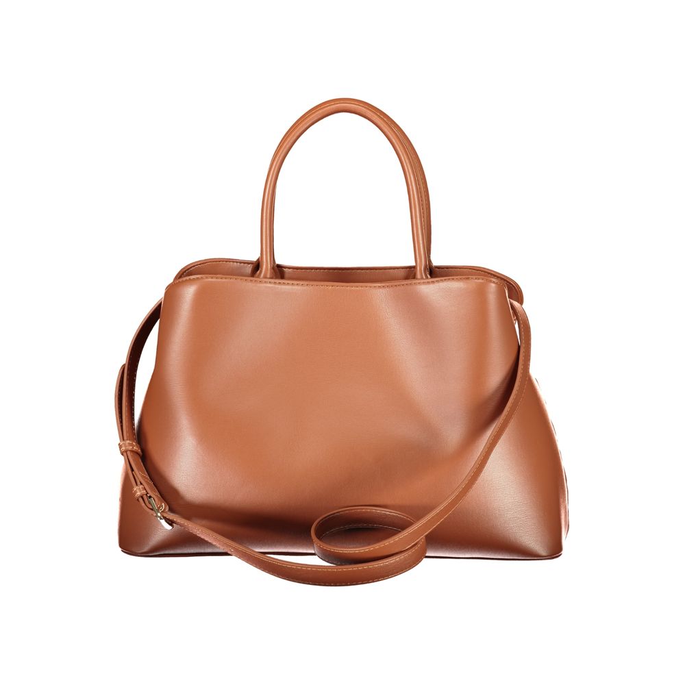 Brown Polyethylene Handbag Bag