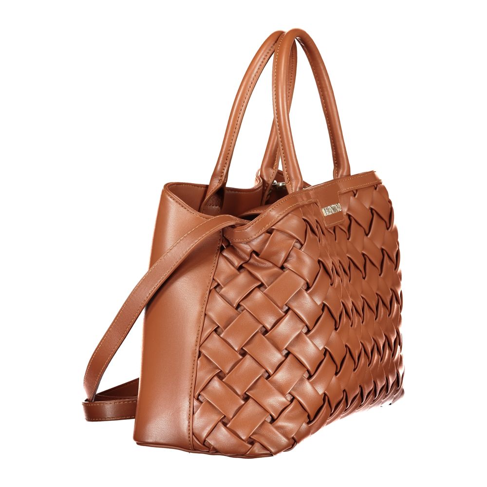 Brown Polyethylene Handbag Bag