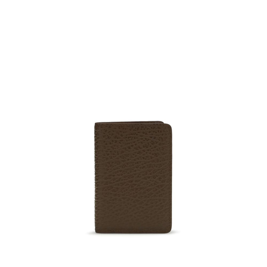 Maison Margiela 100% Calf Leather Bos Taurus wallet in brown