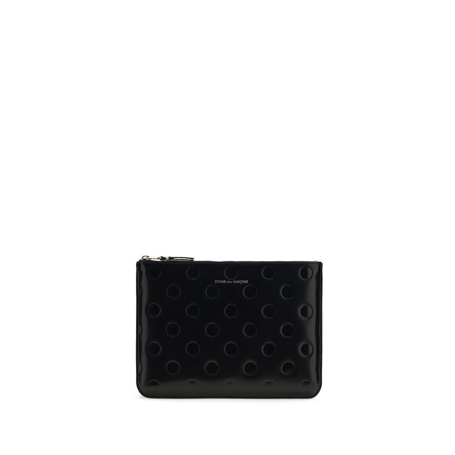 Comme des Garçons 100% Calf Leather Bos Taurus wallet in black
