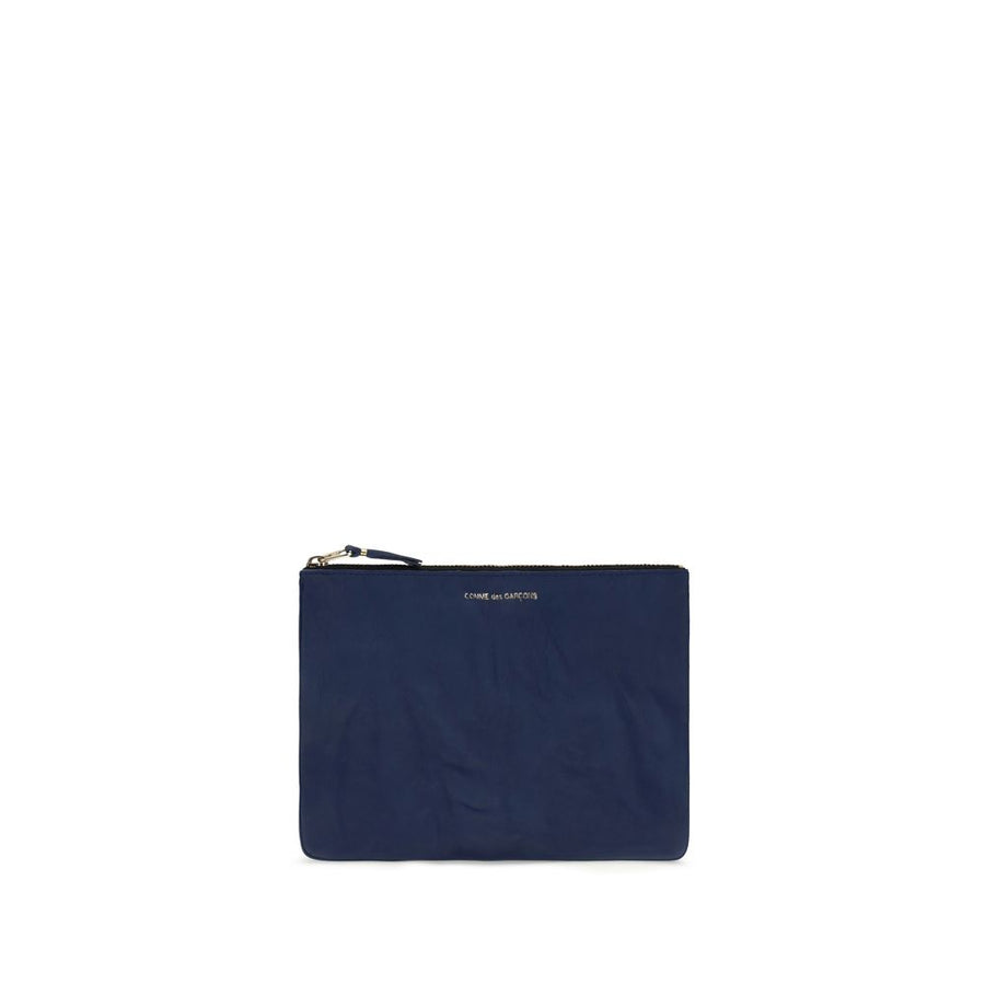Comme des Garçons 100% Calf Leather Bos Taurus wallet in blue