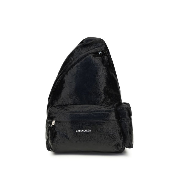 Balenciaga 20% Nylon backpack in black