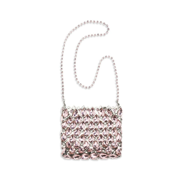 Self-Portrait 100% Polyester shoulder bag in pink
