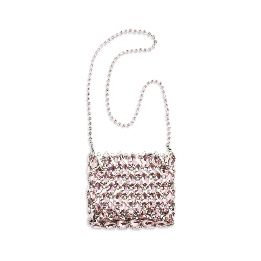 Self-Portrait 100% Polyester shoulder bag in pink