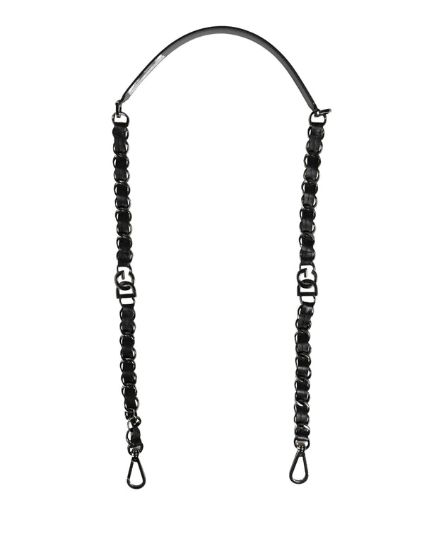 Dolce & Gabbana 35% Real Brass bag strap in black