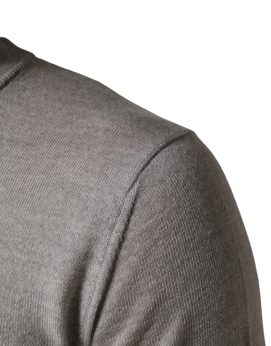 Dolce & Gabbana 100% Virgin Wool sweater in gray