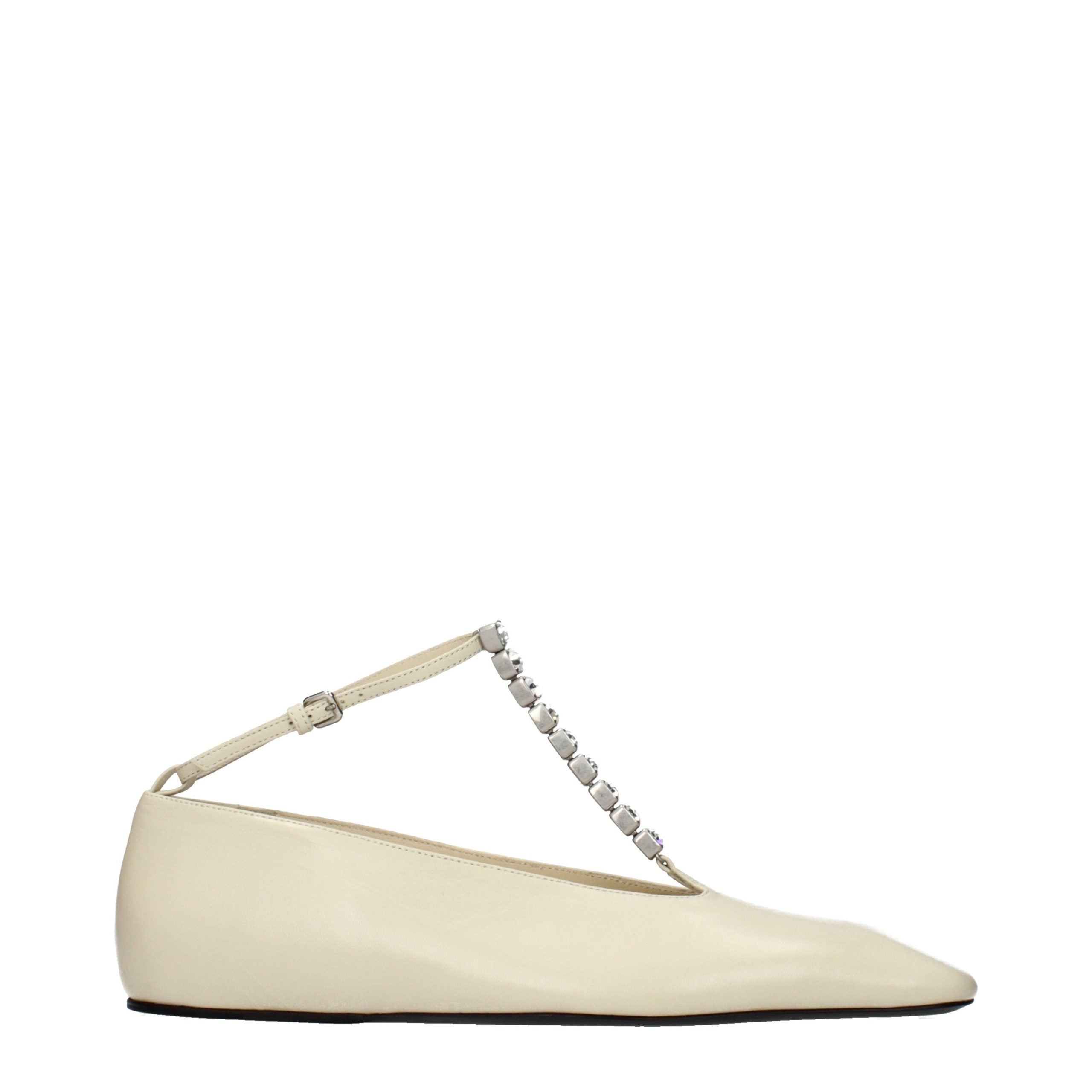 Jil Sander flat in beige