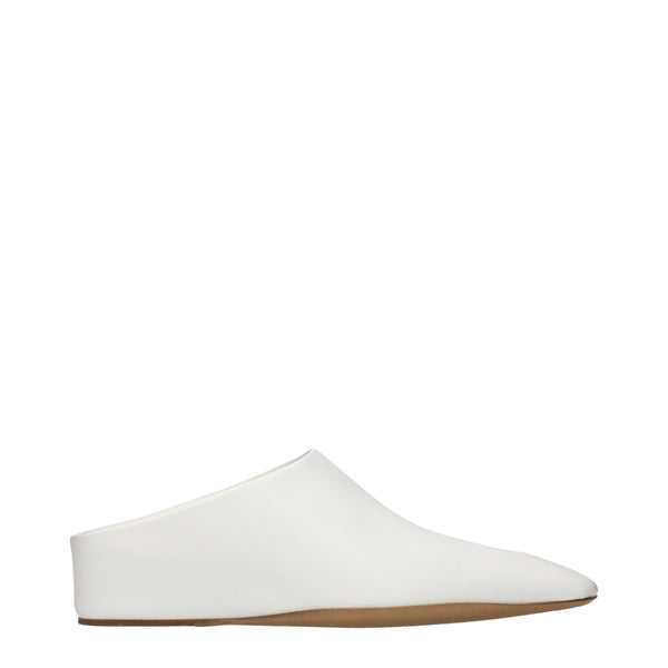 Jil Sander slipper in white