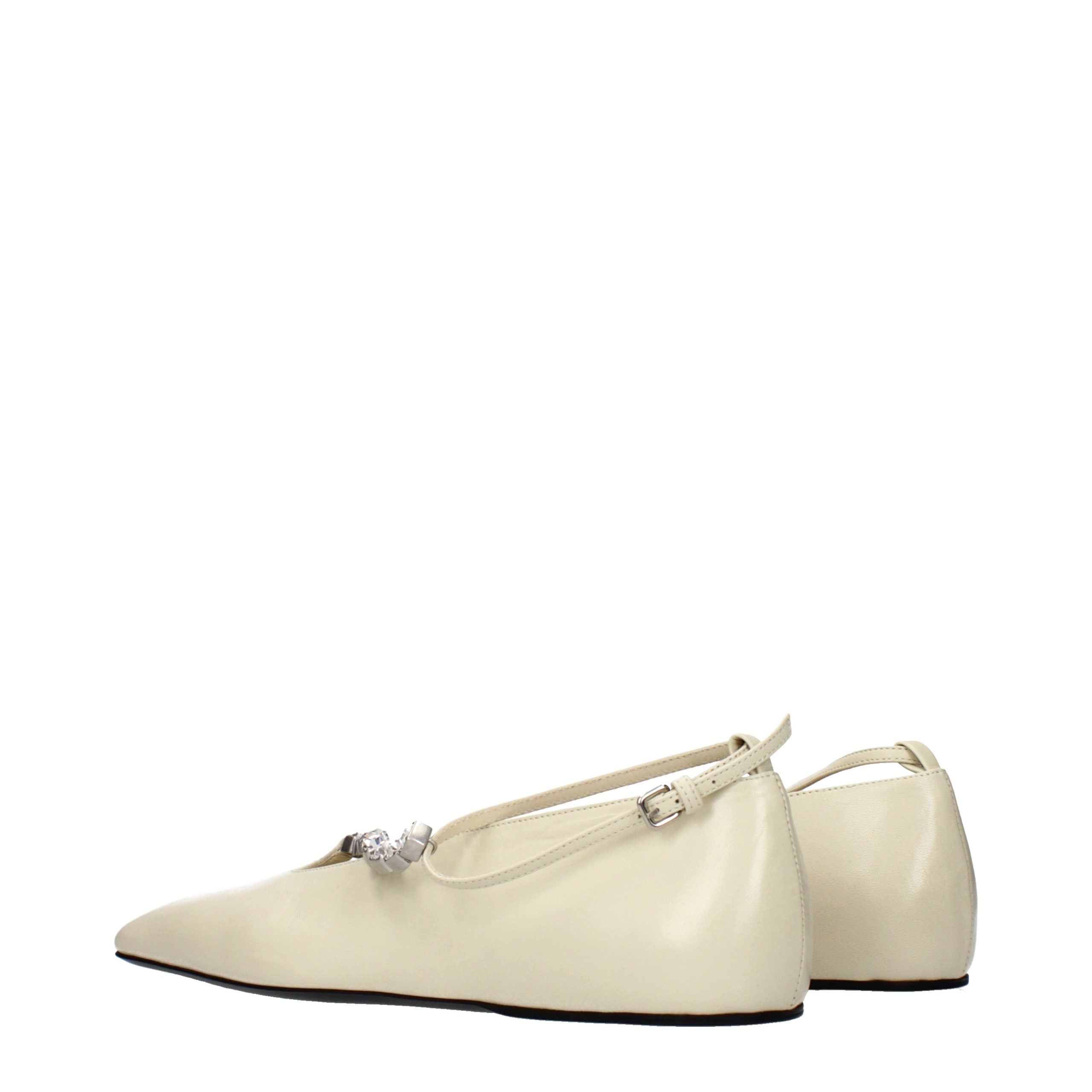 Jil Sander flat in beige — view 4