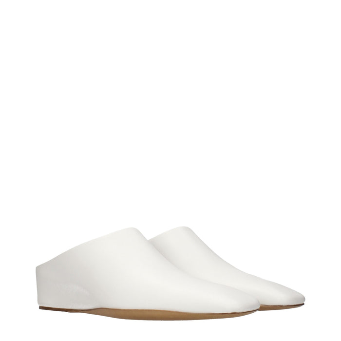 Jil Sander slipper in white — view 2