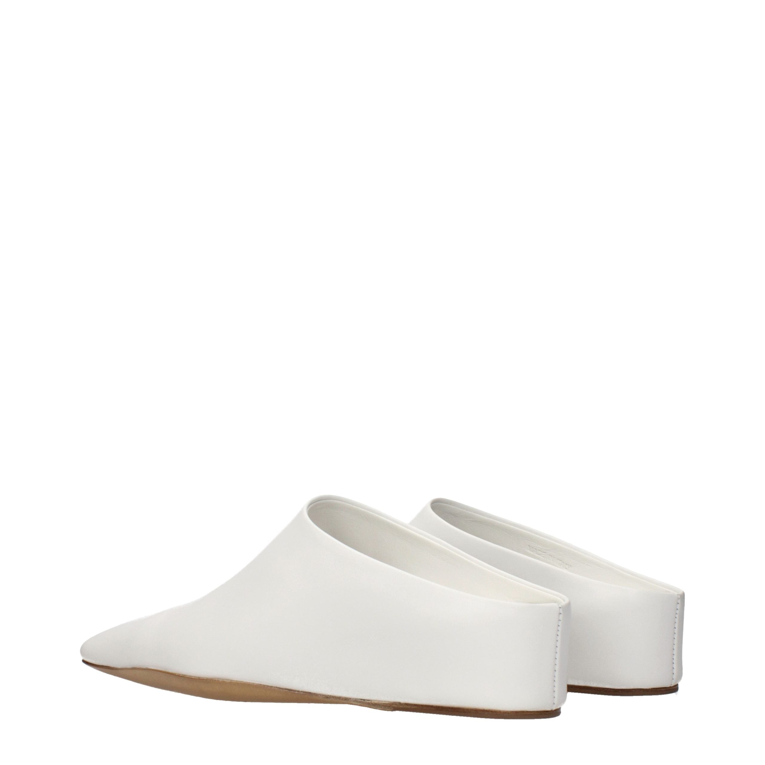 Jil Sander slipper in white — view 4