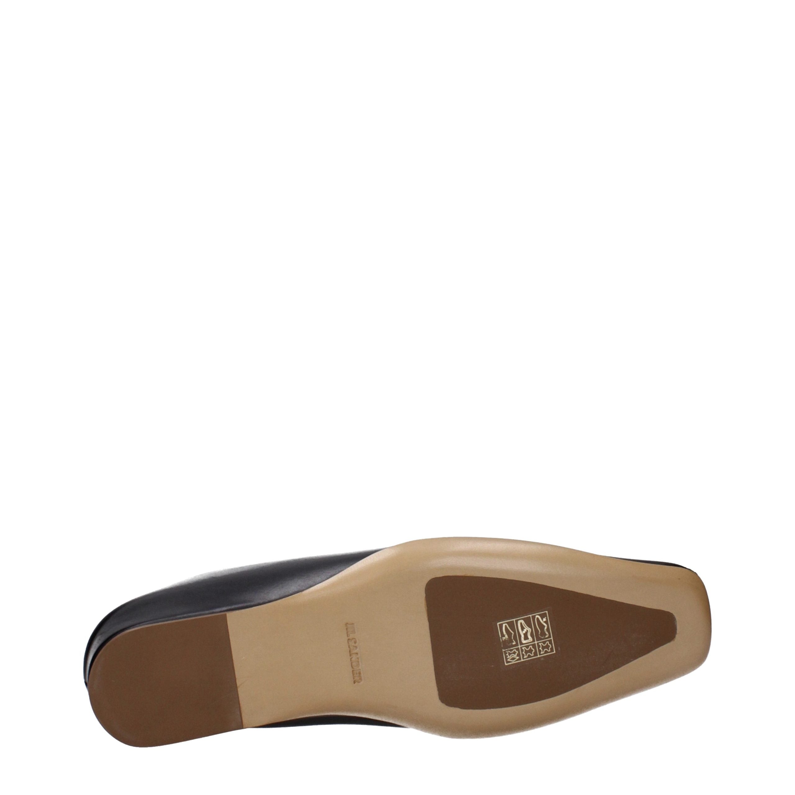 Jil Sander Leather slipper in black — view 5