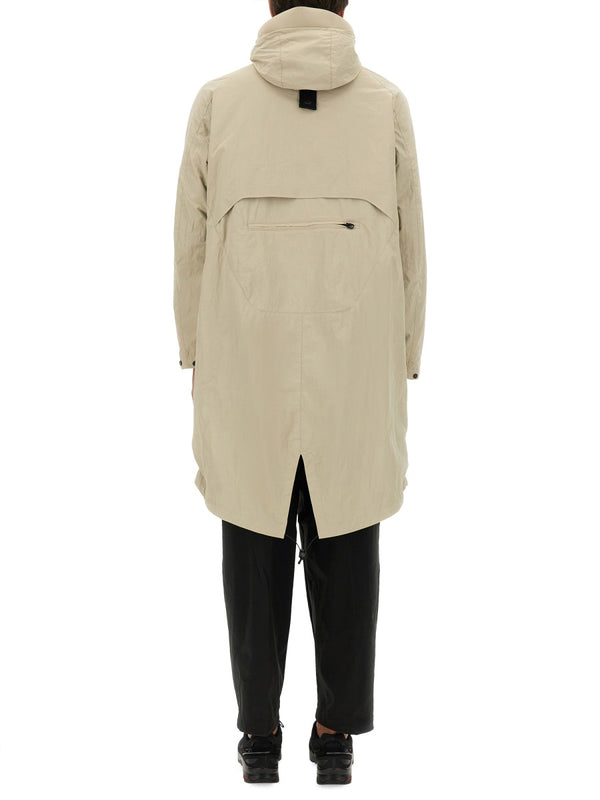 Nylon Parka White Trench & Raincoats