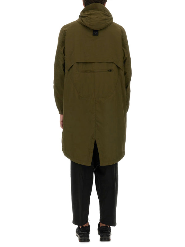 Nylon Parka Military Green Trench & Raincoats