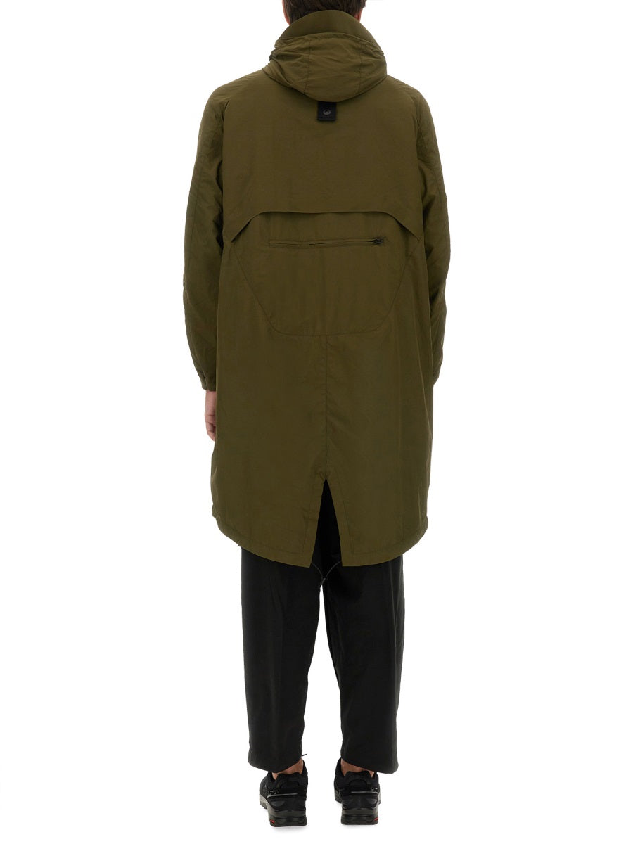 Nylon Parka Military Green Trench & Raincoats
