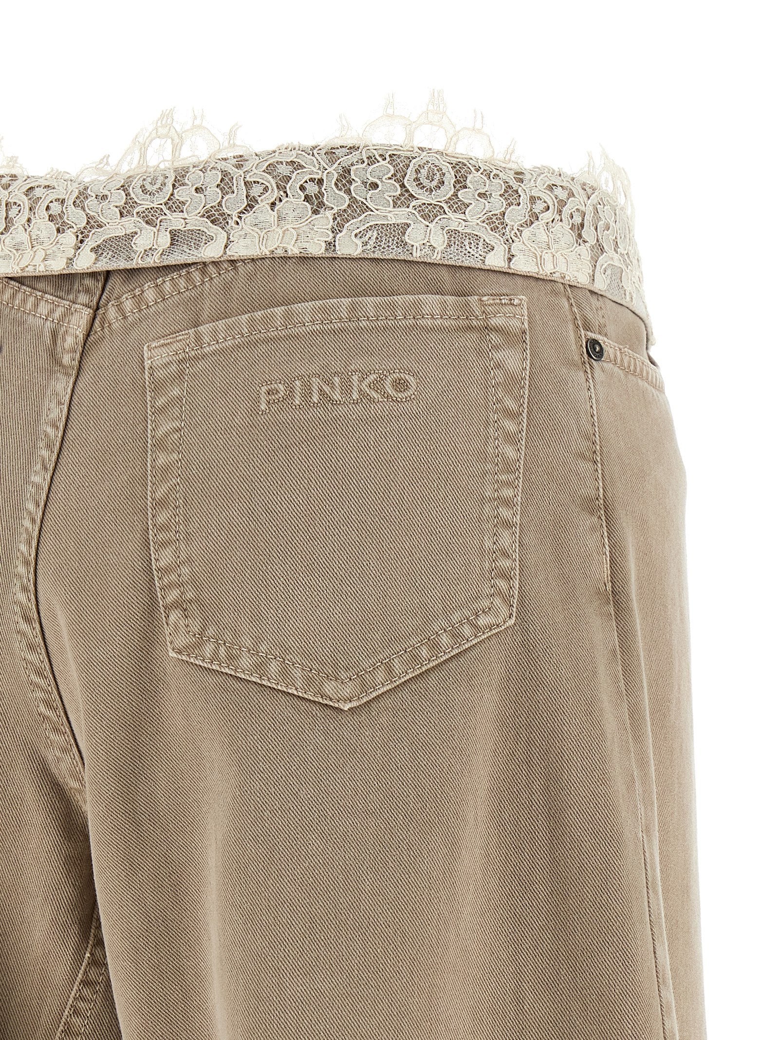 Winona Jeans Beige Cotton