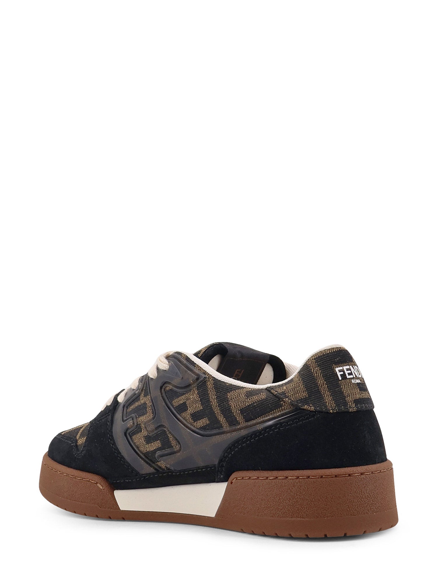Fendi Sneakers Nero+tab.ner+bianc Suede